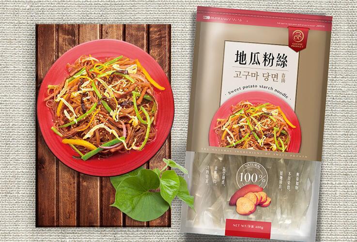 口品地瓜粉絲包裝設計 作品圖 1