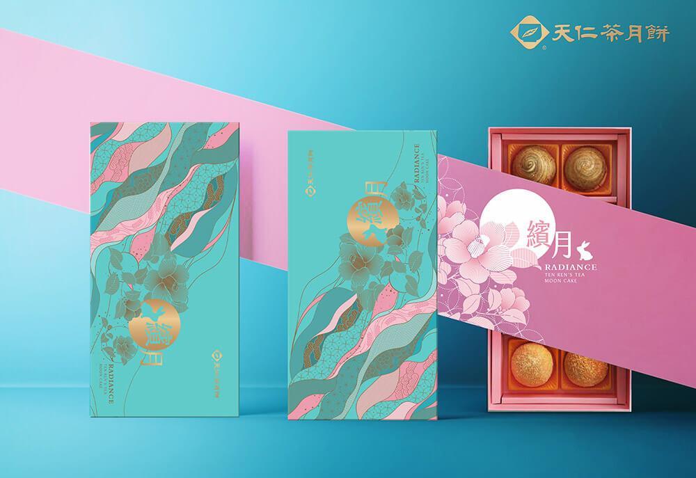 天仁茗茶 2019中秋 茶月餅 繽月禮盒設計 作品圖 4