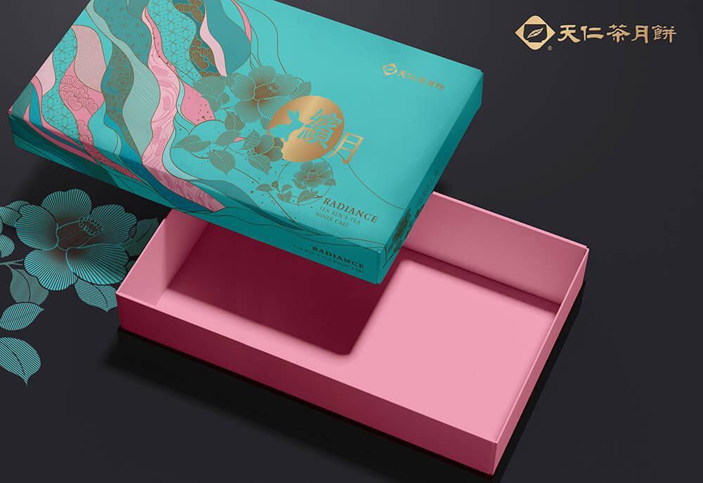 天仁茗茶 2019中秋 茶月餅 繽月禮盒設計 作品圖 2