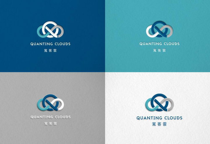 寬客雲Quanting Clouds-logo設計