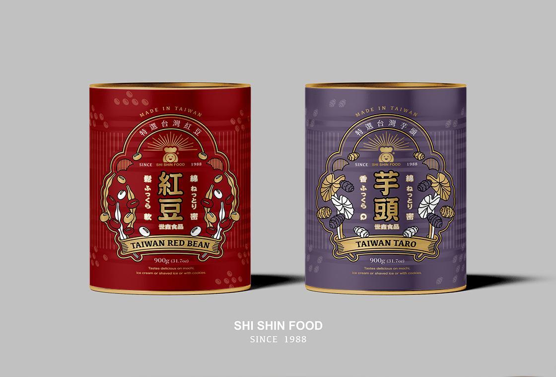 世鑫食品-鐵罐包裝設計