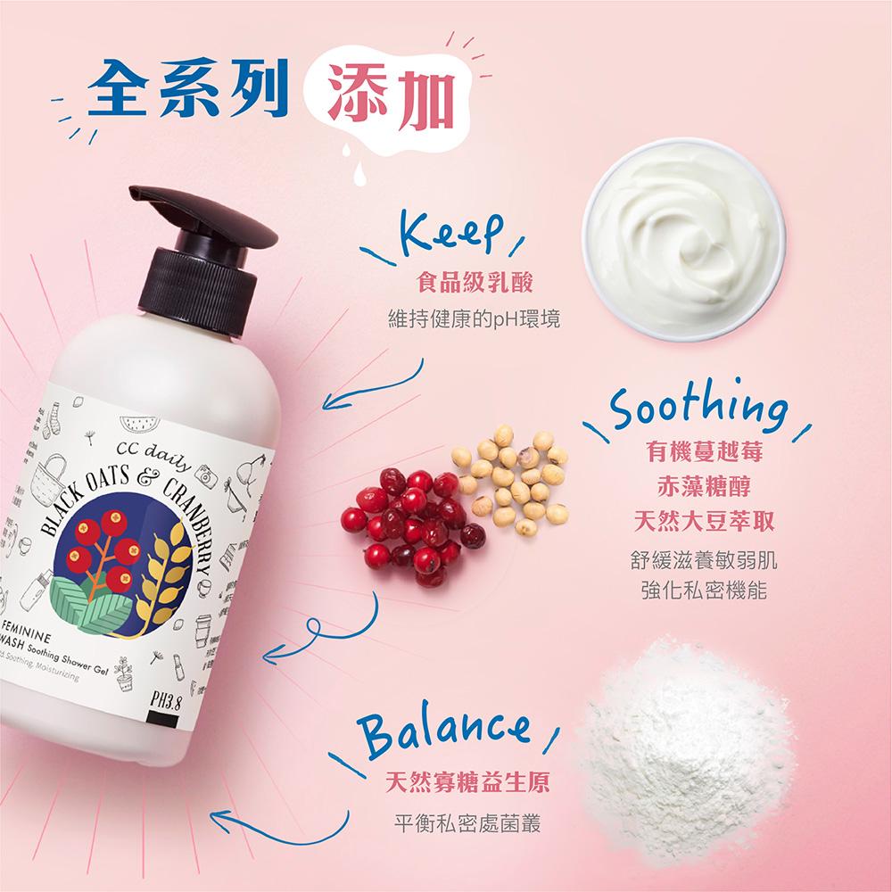 台塑生醫CC daily私密肌清潔瓶貼與產品頁面設計 作品圖 5