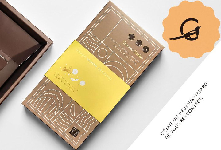 chersee cookie鵲喜禮盒設計