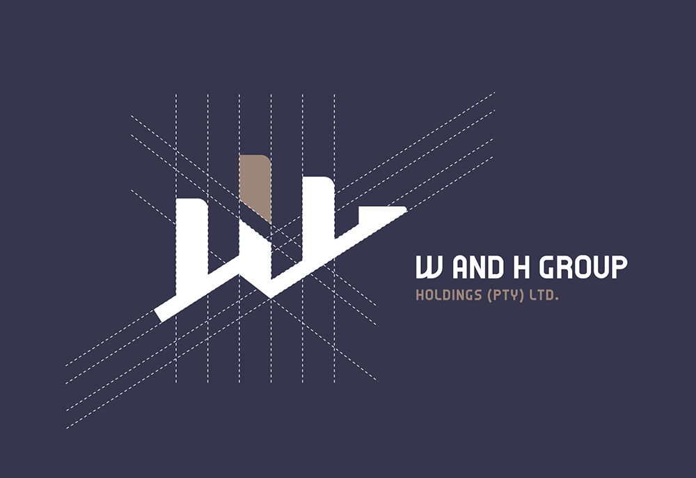 W AND H GROUP 品牌設計 作品圖 1