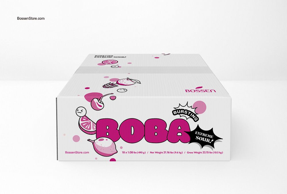 BOSSEN 酸爆珠sour bursting bboba 包裝系列設計 作品圖 25