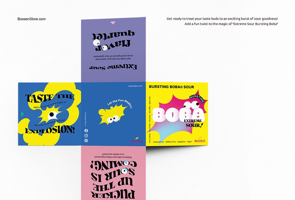 BOSSEN 酸爆珠sour bursting bboba 包裝系列設計 作品圖 22