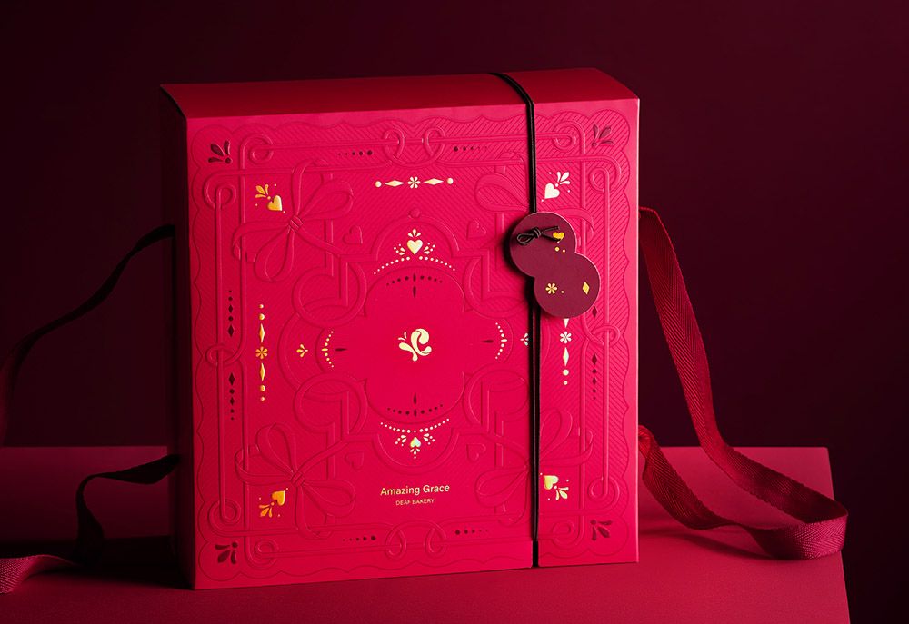 蒙恩聽障烘焙坊 喜餅禮盒設計 作品圖 5