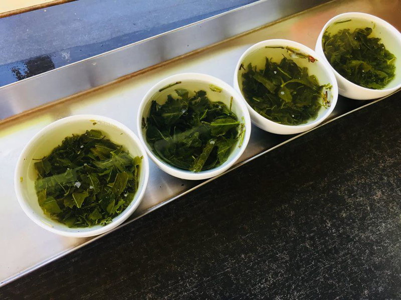 日本茶的拚配