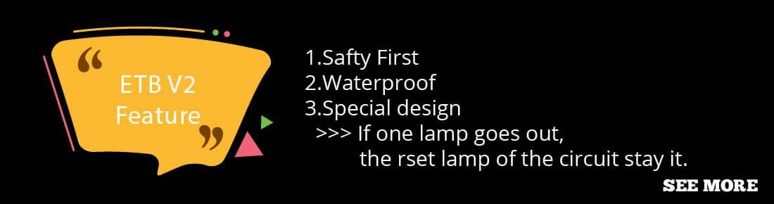 etb lights;landscape decoration