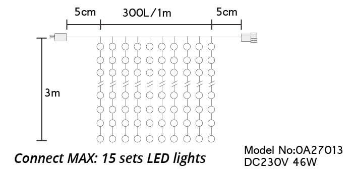 etb lights;curtain light;outdoor decoration