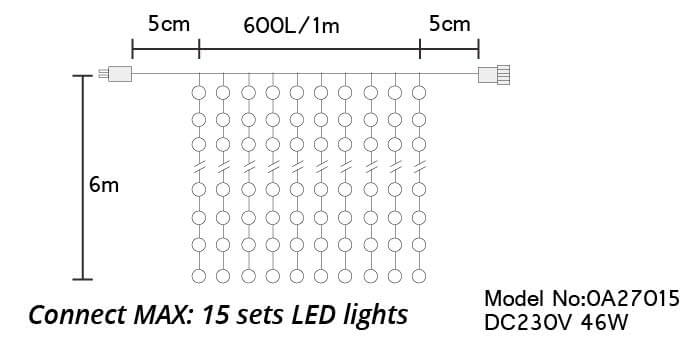 etb lights;curtain light;outdoor decoration