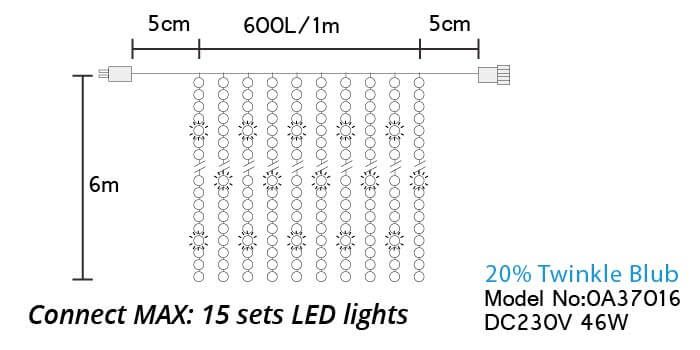 etb lights;curtain light;outdoor decoration