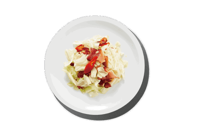 Stir Fried Bacon and Cabbage