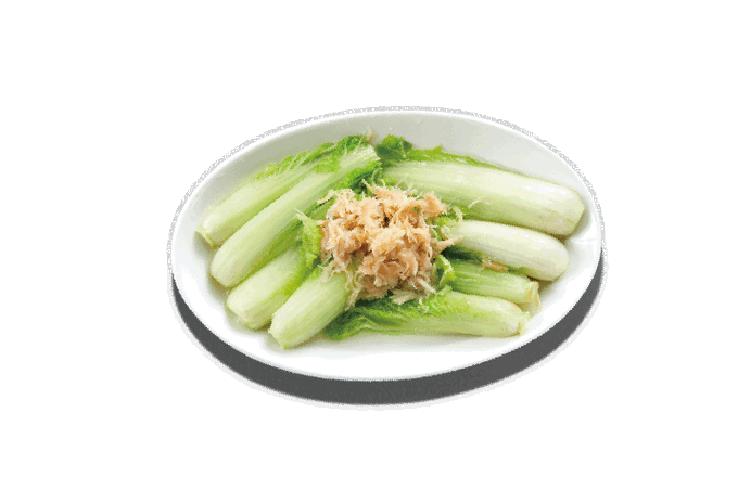 Baby Cabbage with Sliced Scallops