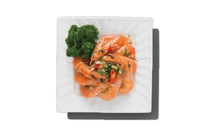 Stir Fried Shrimps with Chili and Pepper