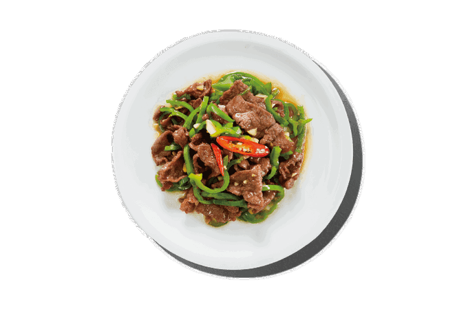 Beef with Green Pepper