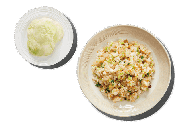 Minced Shrimp with Lettuce