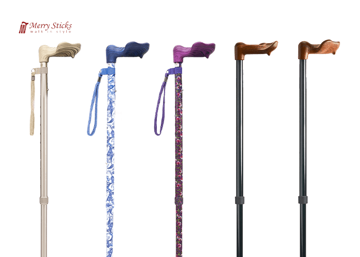 【Merry Sticks 悅杖】自行站立 人體工學手杖(右手用/左手用)