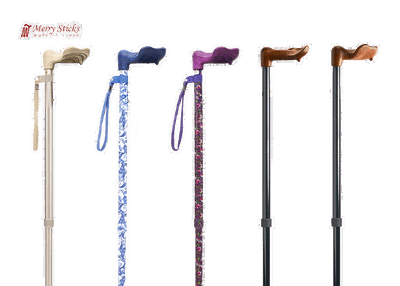 【Merry Sticks 悅杖】自行站立 人體工學手杖(右手用/左手用) 1