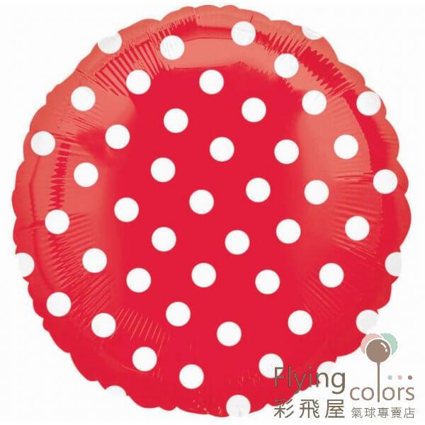 119588-18圓形-紅底印白點點 (2) Foil balloon 鋁箔氣球.jpg