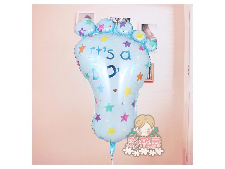 Its a BOY 粉藍色腳丫(80cm*45cm)