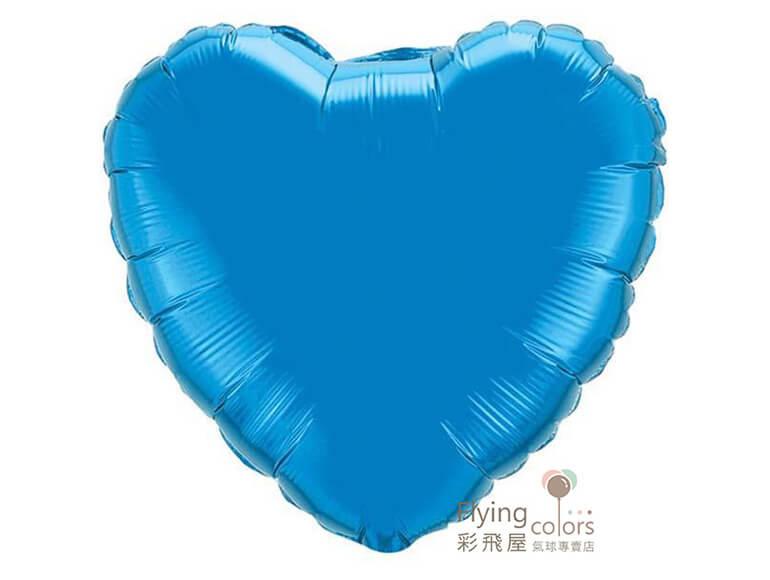 ஐ9吋心形[寶石藍](1袋2個價)(22cm)