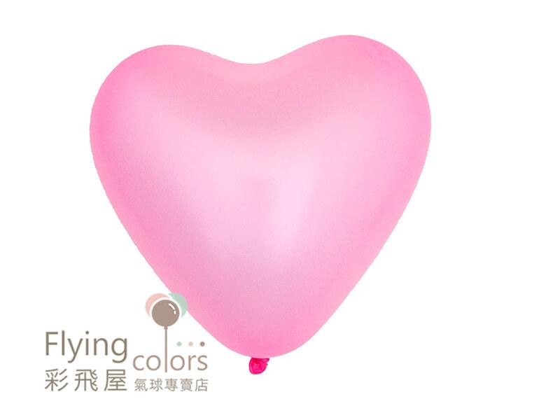 12吋心型珍珠面氣球-H.B[亮粉色](100顆/包)