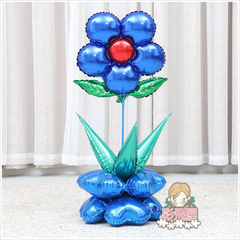 ஐ最耐久的氣球花[五瓣綠葉-深藍色](45_45cm) Round-15-2.jpeg