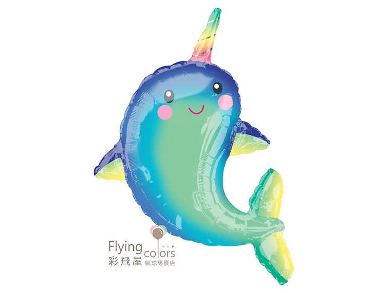 造型-快樂的獨角鯨(99*73cm)