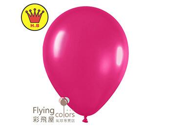 10吋圓形珍珠氣球-H.B[桃紅色](100顆/包)
