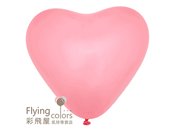 5吋心型標準粉面氣球-H.B[粉紅色](100顆/包)