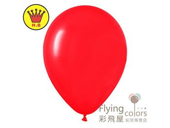 14吋圓形標準粉面氣球-H.B[紅 色](100顆/包)