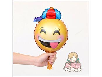ஐ小造型戴西瓜帽笑臉(32cm*25cm)