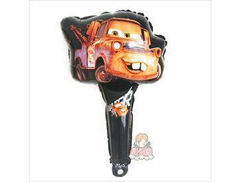 ஐ脫線手拿棒[黑底](49cm*28cm) - 汽車總動員