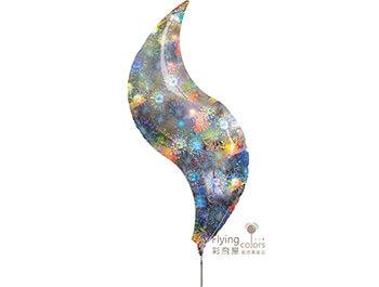 ஐ15吋閃電[雷射銀色](1袋5個價)(38*15cm)