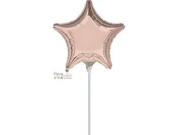 ஐ9吋星形[玫瑰金](1袋2個價)(22cm)