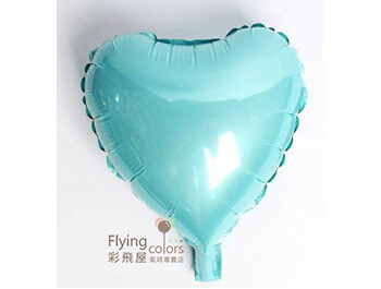 ஐ9吋心型球[蒂芬妮藍](22cm)