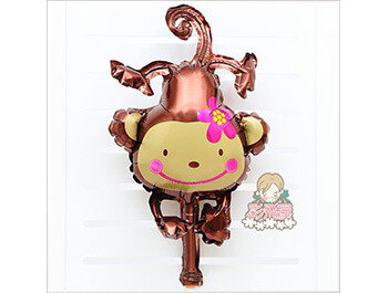 ஐ小造型花花小猴(29cm*33cm)