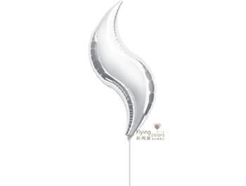 ஐ15吋閃電[銀 色](1袋5個價)(38*15cm)