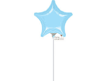 ஐ9吋星形[水藍色](1袋2個價)(22cm)