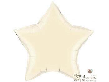 ஐ9吋星形[珍珠牙白](1袋2個價)(22cm)