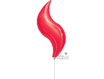 ஐ15吋閃電[紅 色](1袋5個價)(38*15cm)