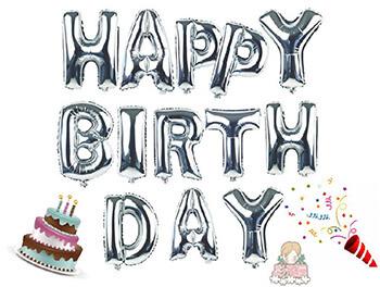 ஐHAPPY BIRTHDAY [銀　色] DIY組