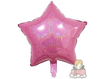 18吋星型-雷射[粉紅色](45*45cm)