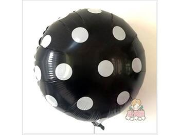 18吋 點點球-黑球白點(45cm)