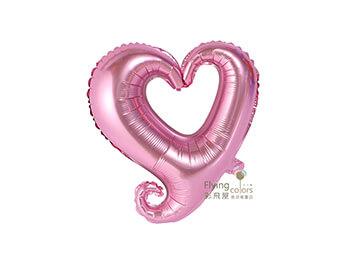 ஐ18吋/30吋/36吋勾勾心 [珠光粉色]