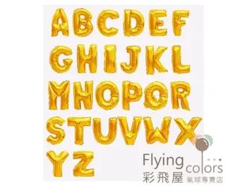 40吋[金色]字母氣球A~Z (101cm)