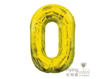 40吋[金色]數字氣球0~9 (101cm)