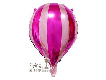造型  仿熱氣球[桃紅條紋](50cm*42cm)