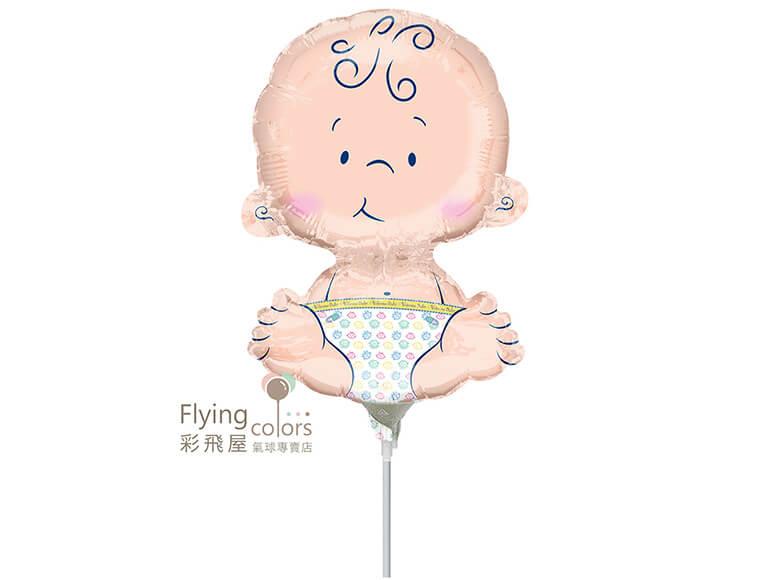 ஐ14吋尿布BABY鋁箔氣球(36cm)